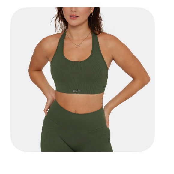 SET ACTIVE SPORTS BRA - Picture 1 of 4